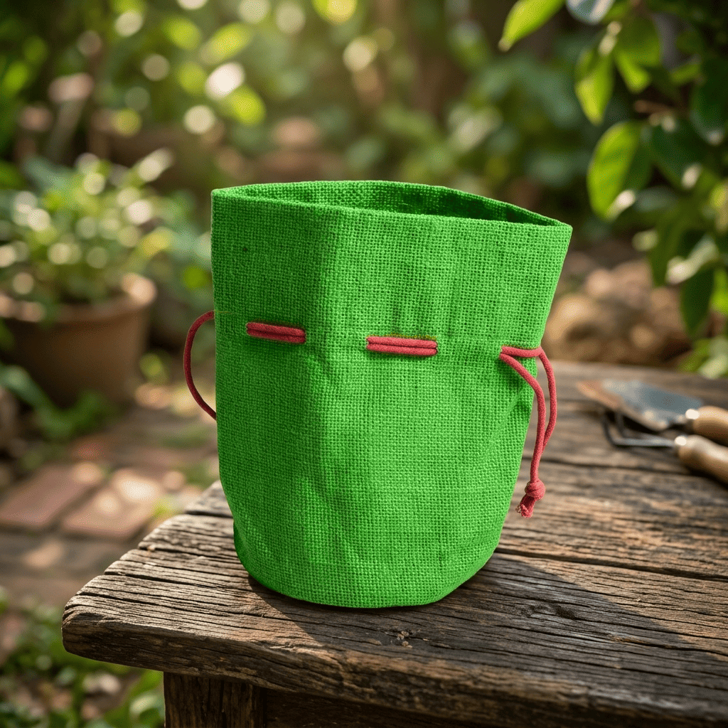 Burlap Planters