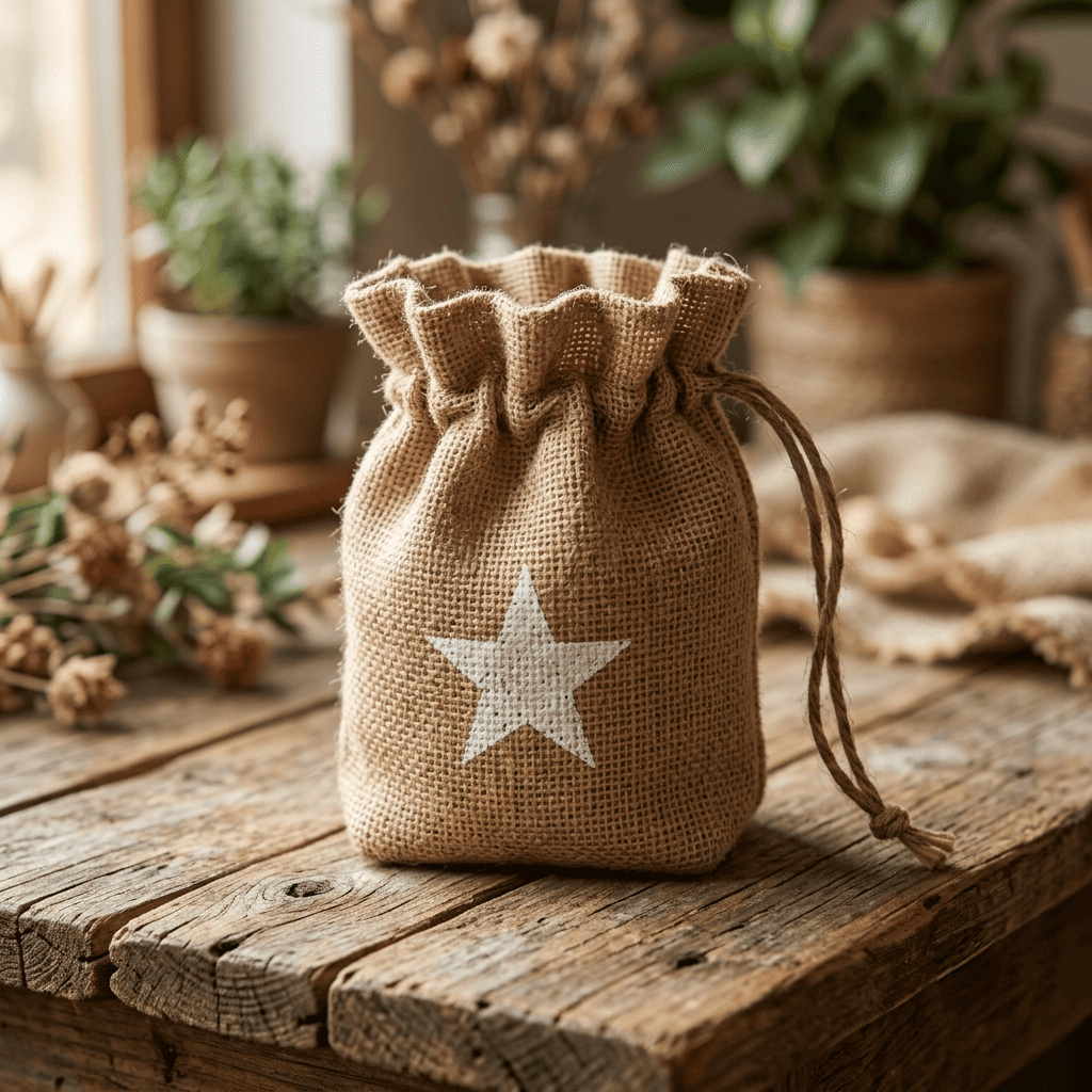 Burlap Planters