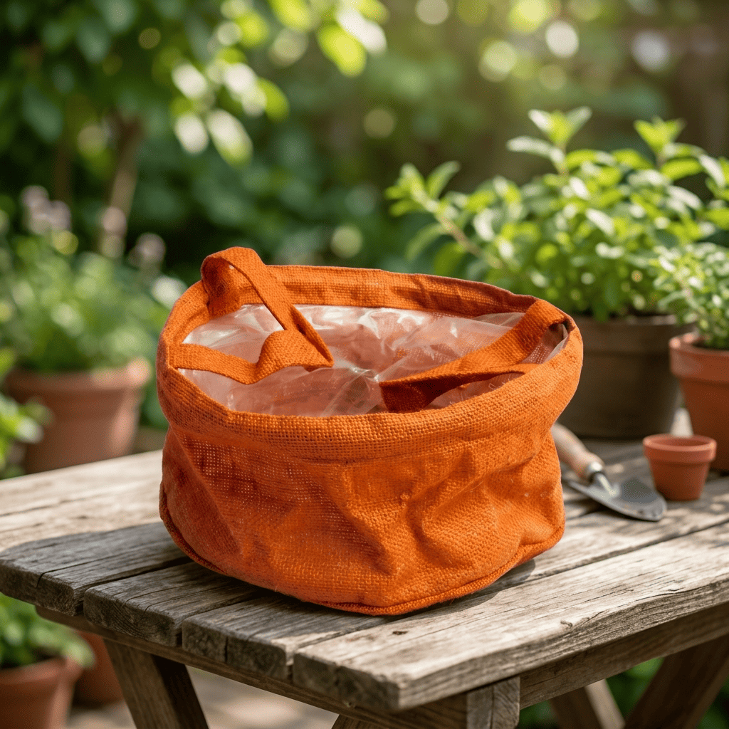 Burlap Planters