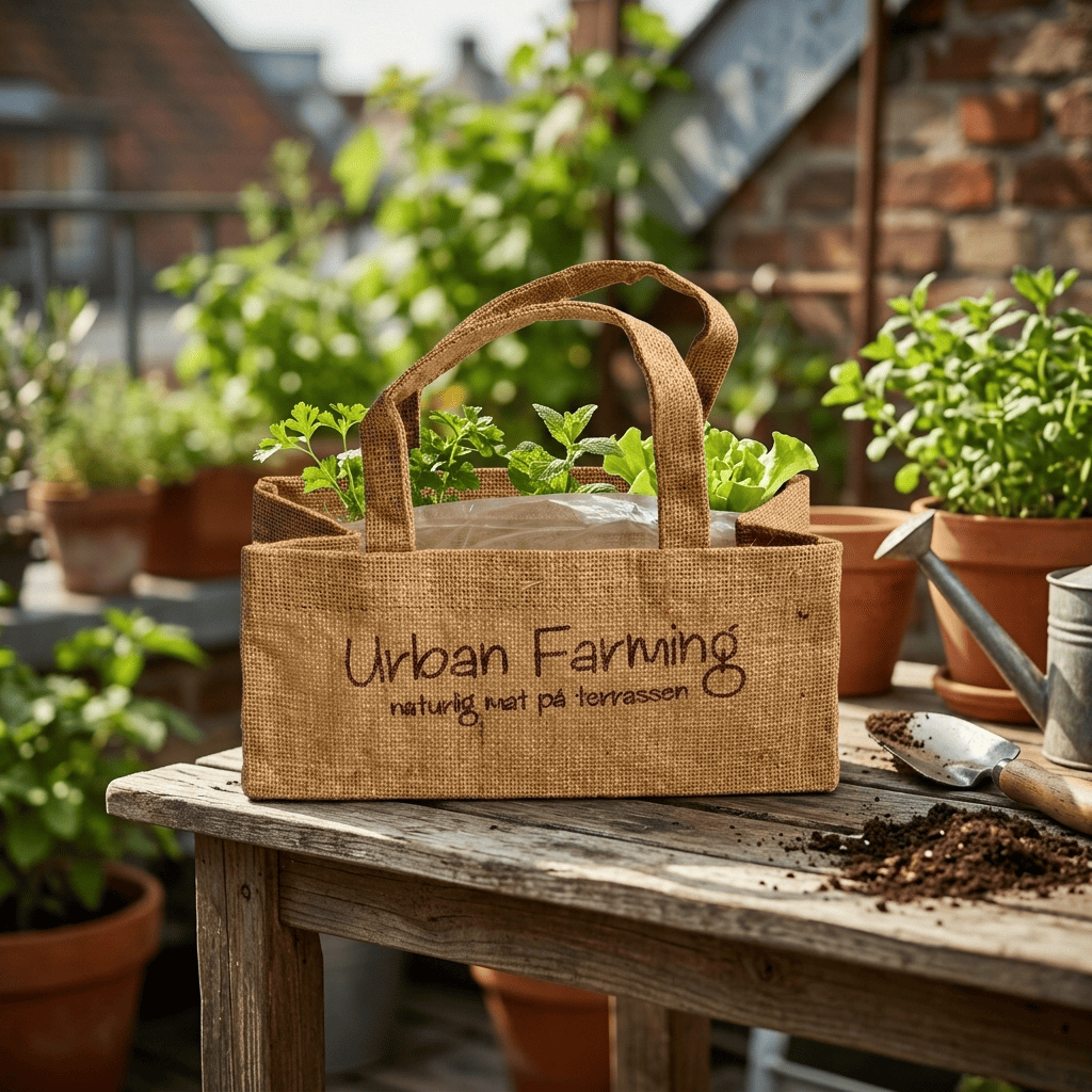 Burlap Planters