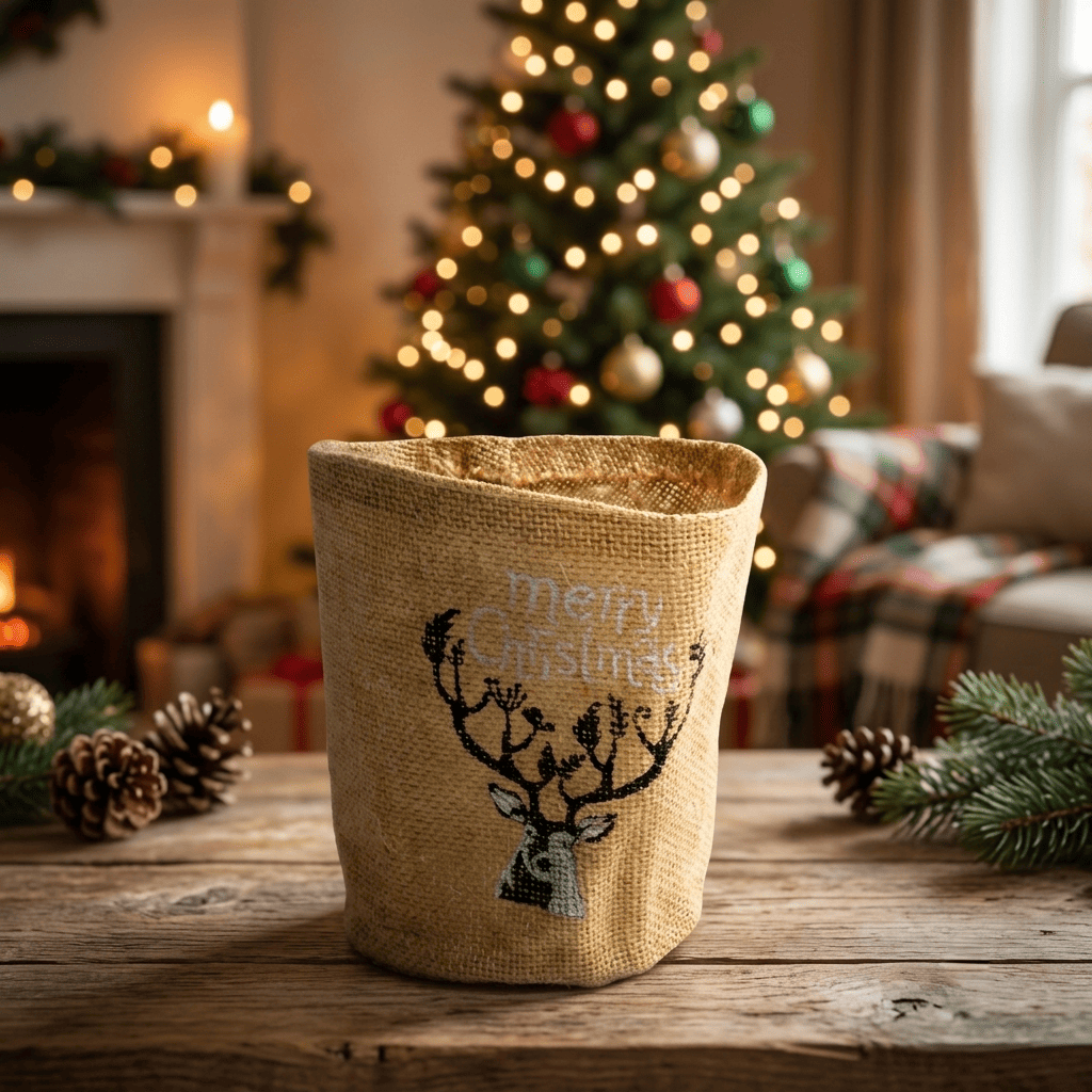 Burlap Planters