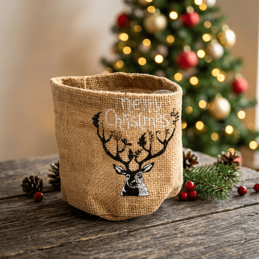 Burlap Planters