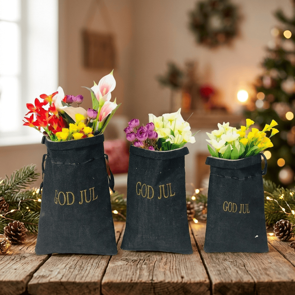 Burlap Planters