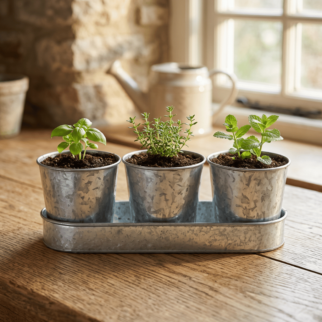 Zinc Planters