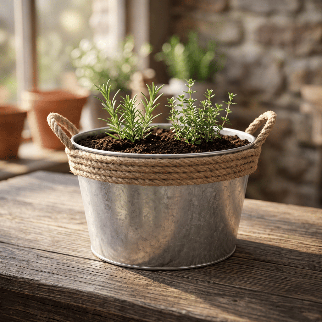 Zinc Planters