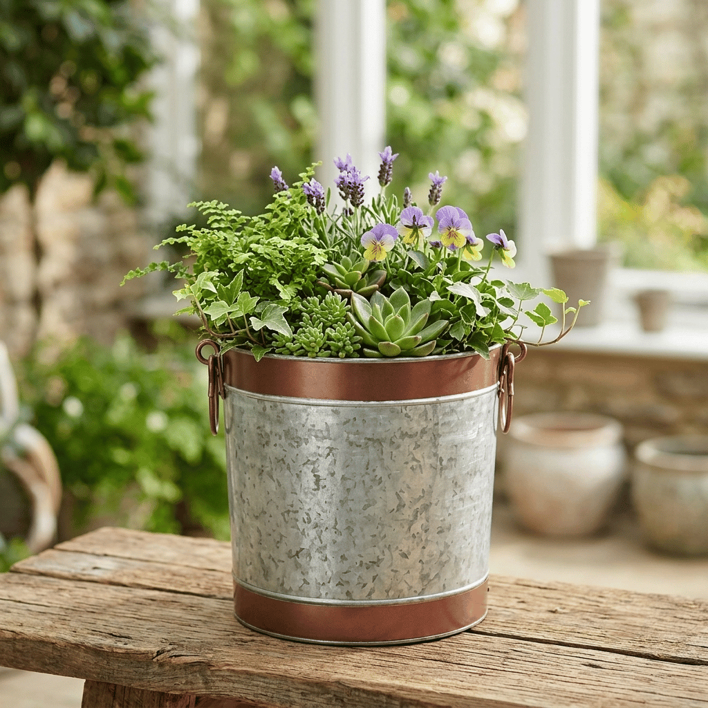 Zinc Planters