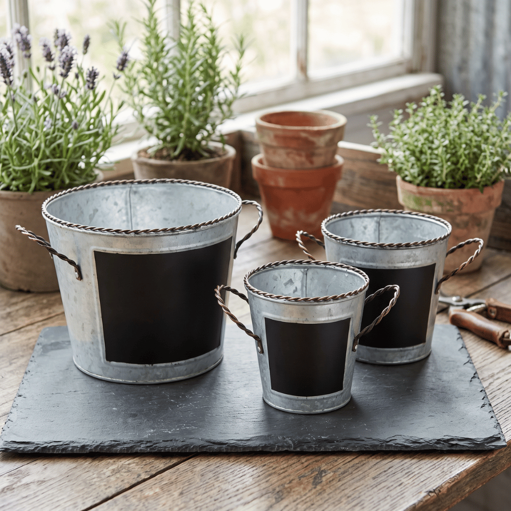Zinc Planters