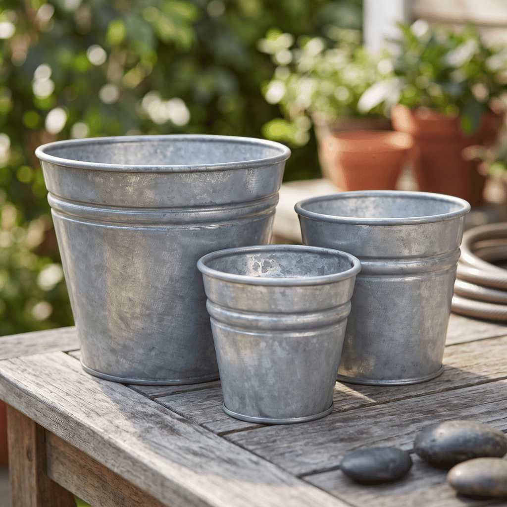 Zinc Planters